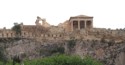 We can see part of the Erechtheum on the Acropolis